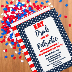 Eat Drink en wees patriottisch op 4 juli Kaart