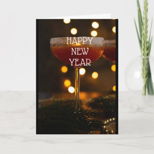 EAT-DRINK EN ZEER MEERDERE NIEUWE JAAR KARTKAART FEESTDAGEN KAART