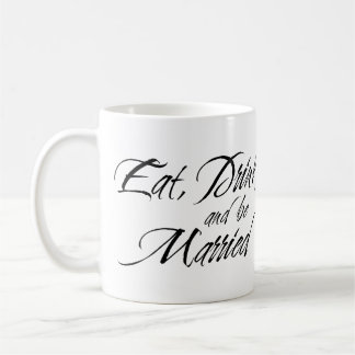 EAT DRINK en zijn GEMARKEERD aangepast foto-omkoop Koffiemok