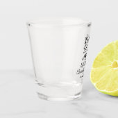 Eat Drink en zijn huwelijk Shot Glas (Links)