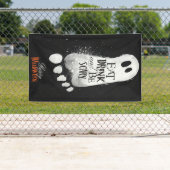 Eat Drink en zijn Scary Ghost Spandoek (Insitu)