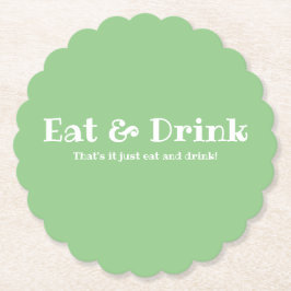 Eat & Drink Fun Kartonnen Onderzetters
