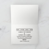 Eat, Drink Housewarming Party Wavy Lines Invite (Binnen)