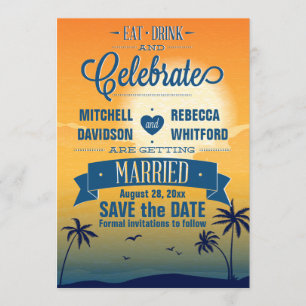 Eat Drink in Celebrate Summer Sunset Save the Date