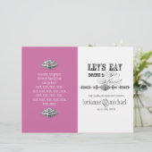 Eat, Drink in Get Married, Formal Wedding Program (Staand voorkant)