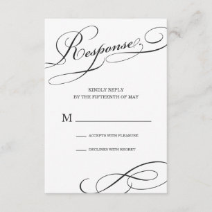 EAT, DRINK IN VERS WIT    RSVP CARD