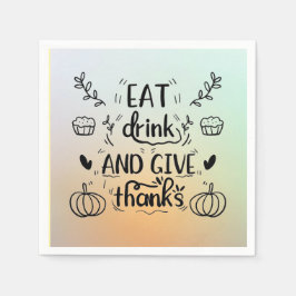 eat drink Paper Napkin Servet