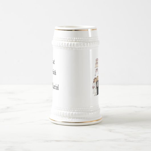 Eat, Drink, trouwen Bierpul (Center)