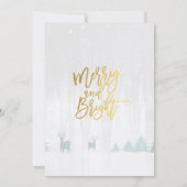 Eat Drink & Wees vrolijk kerstfeest Kaart (Achterkant)