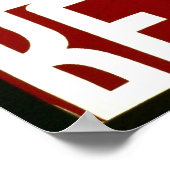 Eat Fruit - wees gezond - het Poster van WPA - (Hoek)