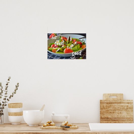 Eat Good Feel Good/ Asparagus Salad Poster (Keuken)