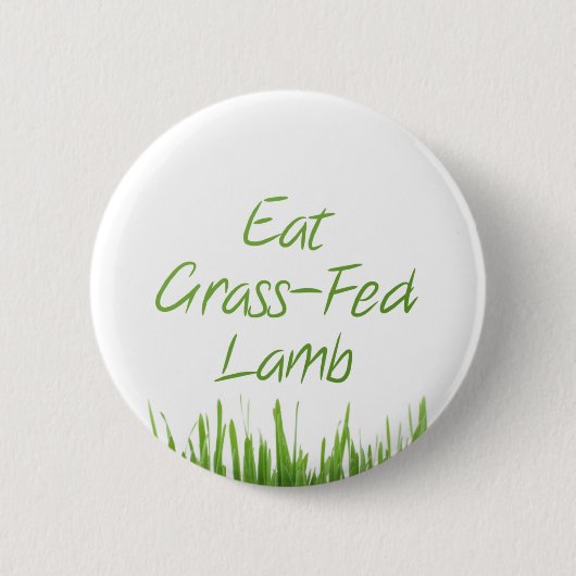 Eat Grass-Fed Lamb Ronde Button 5,7 Cm (Voorkant)