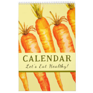 Eat Healthy Wall Art 2026 Motivatie Kalender