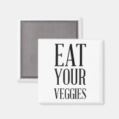 Eat je Veggies Magnet Magneet (Voorkant / Achterkant)