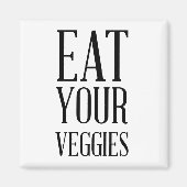 Eat je Veggies Magnet Magneet (Voorkant)