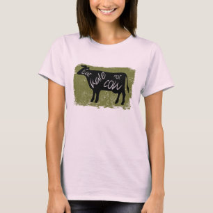 Eat Kale, geen koe T-shirt