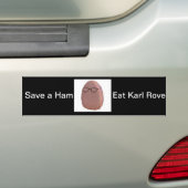 Eat Karl Rove Bumpersticker (Op auto)