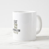 Eat, kweek, neem journalistiek, geniet van extra grote beker (Voorkant rechts)