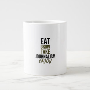 Eat, kweek, neem journalistiek, geniet van extra grote beker