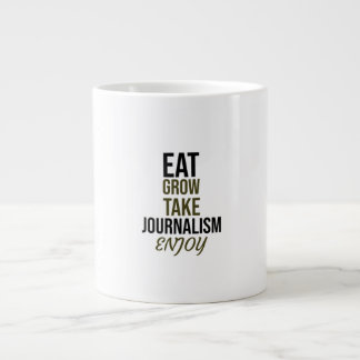 Eat, kweek, neem journalistiek, geniet van extra grote beker