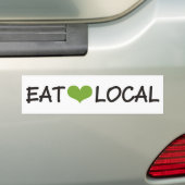 Eat Local Bumpersticker (Op auto)