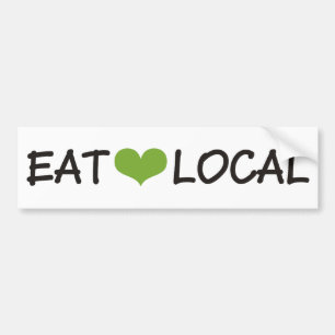 Eat Local Bumpersticker