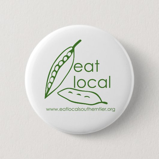 Eat Local Southern Tier Button (Voorkant)