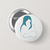 Eat Local Support Borstvoeding Verpleegmachines Ronde Button 5,7 Cm (Voorkant /achterkant)