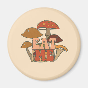 Eat Me beroemd gemaakt door Whimsical Mushroom Des Magneet