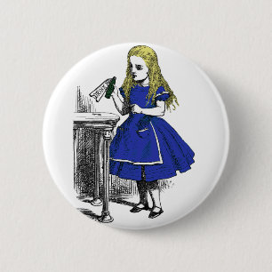 Eat me, Drink me Ronde Button 5,7 Cm
