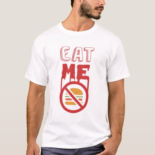 Eat Me Hamburger T-Shirt (Devant)
