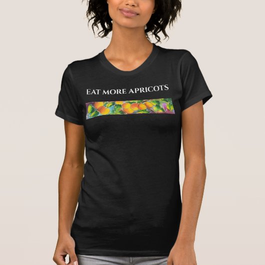 EAT MEER APRICOTEN T-SHIRT (Voorkant)