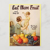 EAT MEER FRUIT-briefkaart Briefkaart (Voorkant)