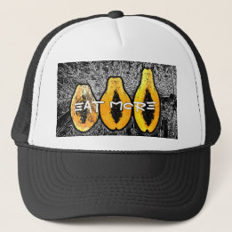 EAT MEER MET KALO BLK/WHT TRUCKER HAT PET