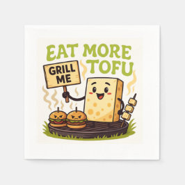Eat More Tofu – Grill Me Instead BBQ Protest  Servet