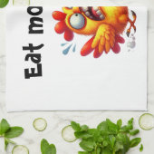 Eat More Tofu with Panicked Funny Chicken Theedoek (Gevouwen)