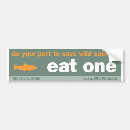 Eat One Bumpersticker (Voorkant)
