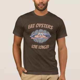 Eat Oysters, modifier le texte, T-Shirt