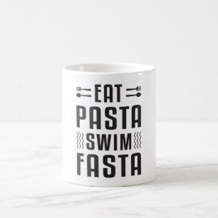 Eat Pasta Swim Fasta Swimmer Koffiemok