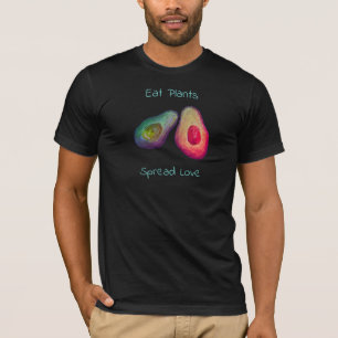 Eat Planten Spread Love - Vegan t t-shirt (Verenig