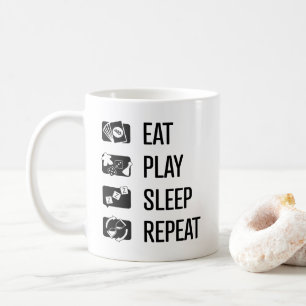 Eat-Play-Slaap-Repeate Board Games Black Art Mok
