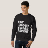 Eat Shoot Répéter Sweat Archery Bow Chasse Amusant (Devant entier)