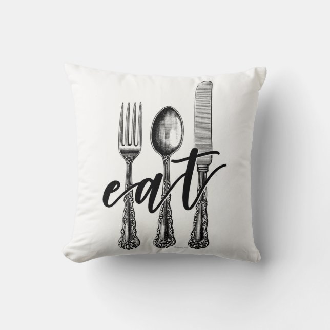 EAT-Sierkussen Kussen (Voorkant)