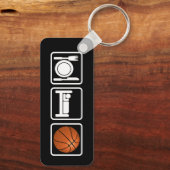 Eat, Slaap, Basketball Sleutelhanger (Achterkant)