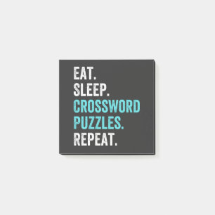 Eat.Slaap. Crossword Puzzles. Herhaal. Post-it® Notes