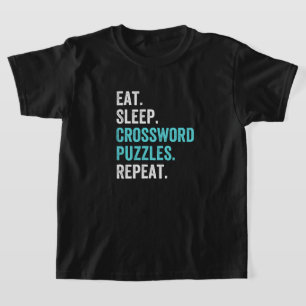 Eat.Slaap. Crossword Puzzles. Herhaal. T-shirt