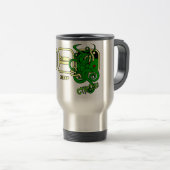 Eat - Slaap - Cthulhu herbruikbare reiswieg Reisbeker (Voorkant rechts)