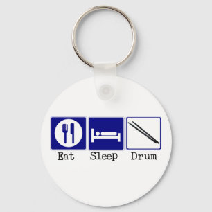 Eat, Slaap, Drum Sleutelhanger