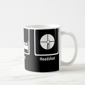 Eat, Slaap, Headshot - FPS-gamer Koffiemok