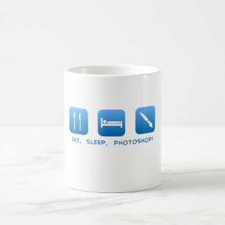 Eat, Slaap, Photoshop Koffiemok